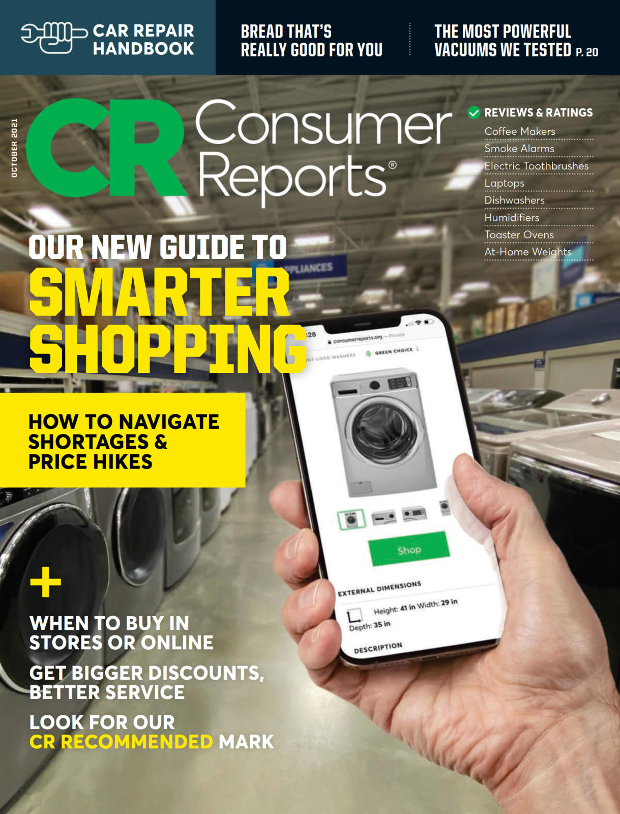 Consumer Reports 消费者报告杂志 2021年10月刊下载